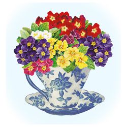 7021 Набор для вышивания лентами  "Примула" (Матренин Посад)