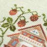 0133-УДЗ-Н-3Bf Набор для вышивания СОВИНЫЙ ЛЕС "Улиточные домики. Земляника"