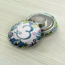 Магнитный держатель «Весенняя азбука» русские буквы Буква «З» Маг-Азб-З