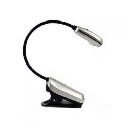 42512 Мини -лампа на клипсе с одним светодиодом (серебристая)