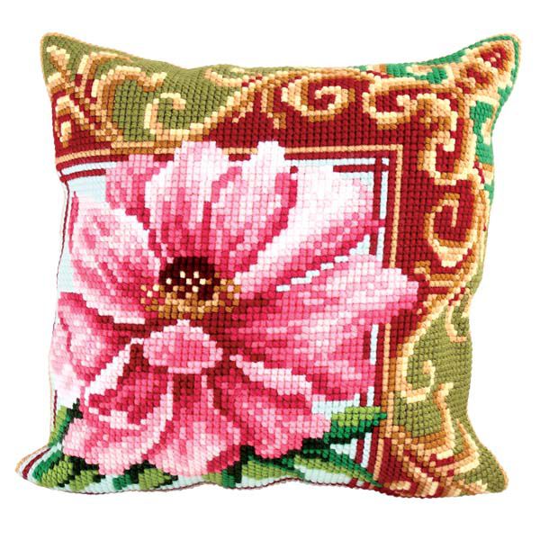 Набор для вышивания крестом Collection D'Art "Розовый лотос-1" 5173