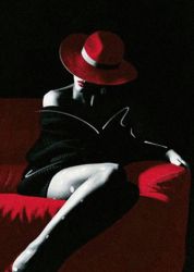 Ag 4684 Алмазная мозаика Гранни "Таинственная незнакомка"