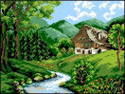 П-12 Набор для вышивания "Домик"  (Гелиос)