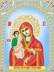 СИА4-046 Алмазная мозаика ТМ НАСЛЕДИЕ "Икона Троеручица"