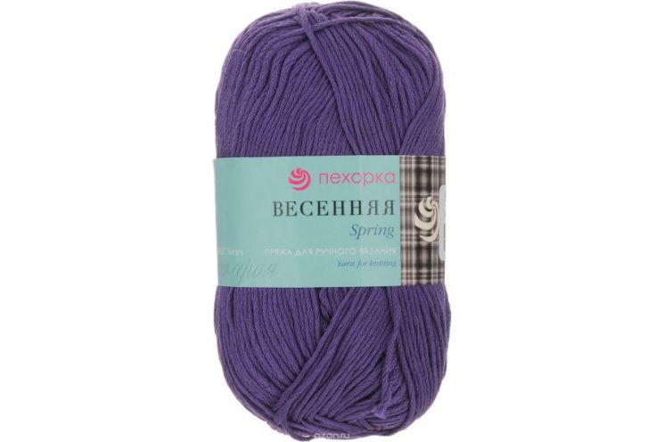 Пряжа ПЕХОРКА Весенняя // 009 // 78 // Фиолетовый
