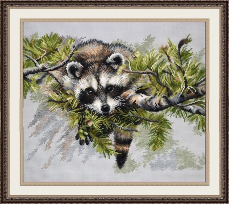 Набор для вышивания крестом ОВЕН "Любопытство" 904