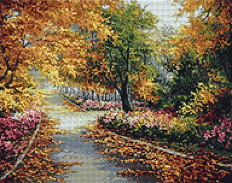 Ag 873 Алмазная мозаика Гранни "Октябрь"