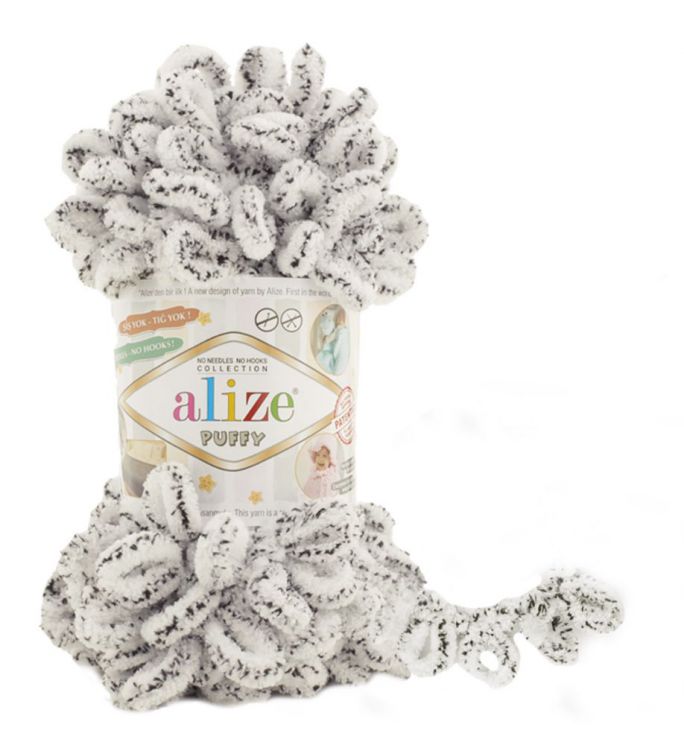 686 Пряжа Alize PUFFY - снежный барс