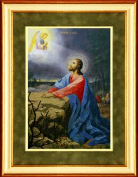 L-0010 "Икона Моление О Чаше" (Рисуем иглой)