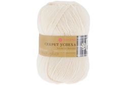 Пряжа ПЕХОРКА Секрет успеха // 031 // 01 // Белый