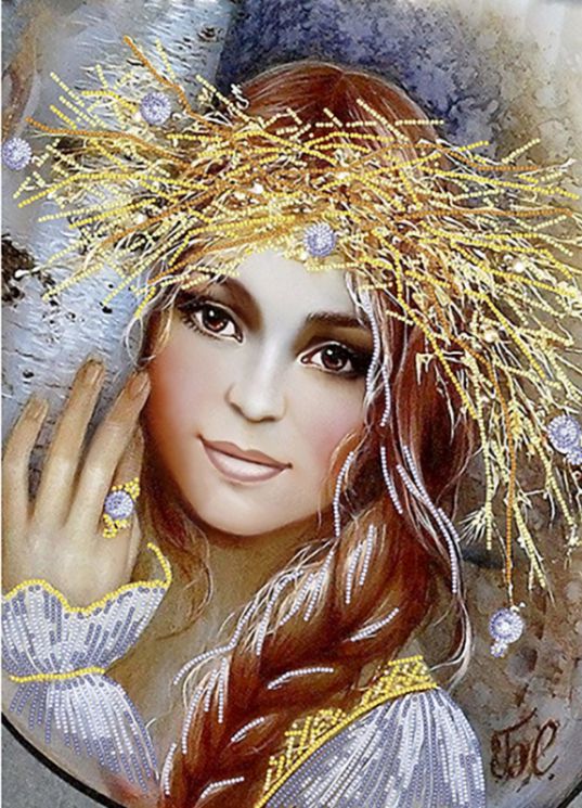 КБ-293 Схема для вышивания бисером ТМ Наследие "Русская душа"