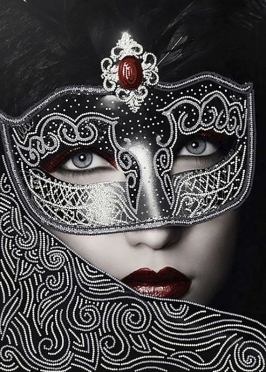 КБ-294 Схема для вышивания бисером ТМ Наследие "Маска"