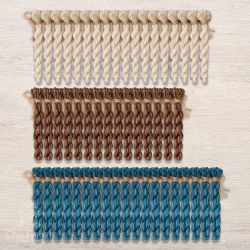 НМул-ИМП163-3282-3 Набор ниток OwlForest для схем «Индейские мотивы» (DMC) 3 цвета "Панно" 28 каунт в 2 нити