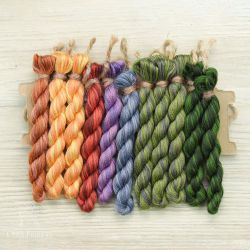 НМул-МГ104-3282 Набор ниток OwlForest для схемы «Цветочная буквица» (DMC)