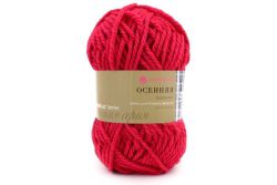 Пряжа ПЕХОРКА Осенняя // 085 // 439 // Малиновый
