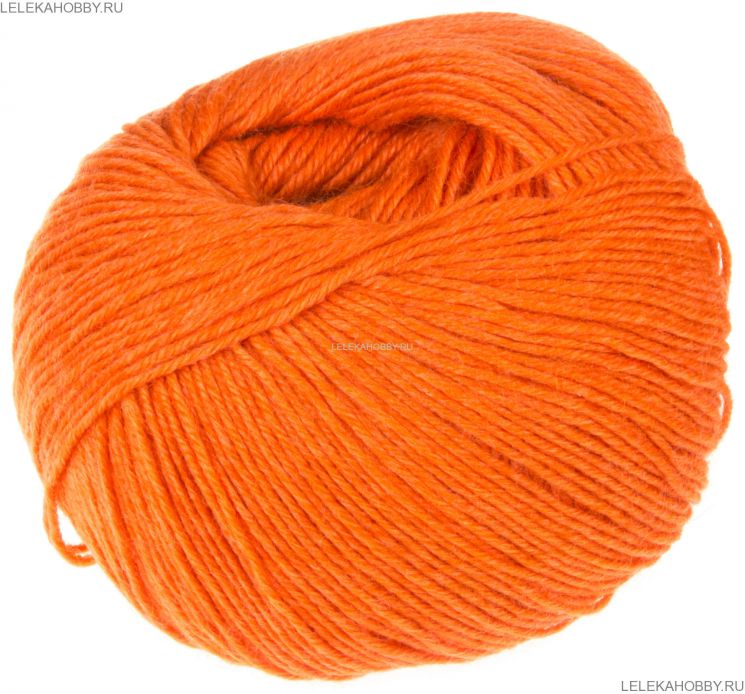 Пряжа ПЕХОРКА Детский каприз // 013 // 284 // Оранжевый