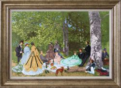 МК-057 Набор для вышивания Золотое Руно "Завтрак на траве"