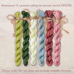 НМул-ГК052-2401 Набор ниток OwlForest для схемы «Герцог Клевер» (ПНК) 40 каунт в 1 нить