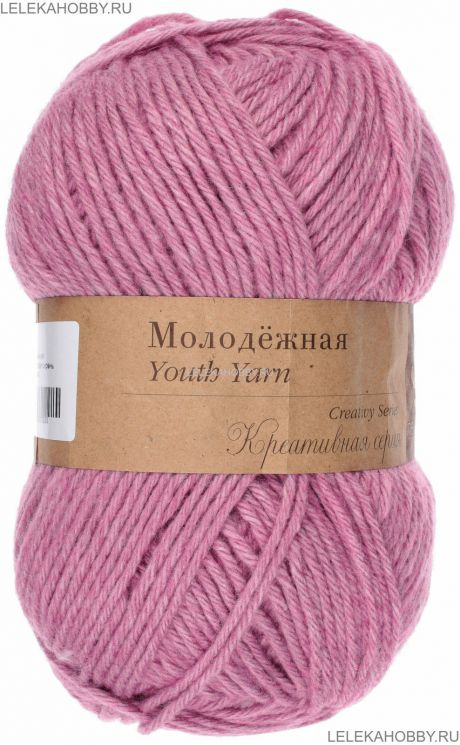 Пряжа ПЕХОРКА Молодёжная // 092 // 29 // Розовая сирень