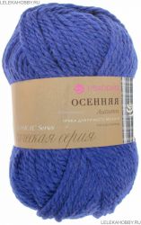 Пряжа ПЕХОРКА Осенняя // 085 // 491 // Ультрамарин