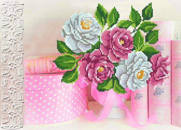 КБ-409 Схема для вышивания бисером ТМ Наследие "Девичьи грёзы"