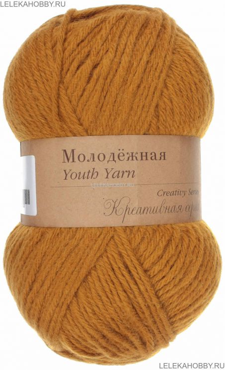 Пряжа ПЕХОРКА Молодёжная // 092 // 32 // Табак