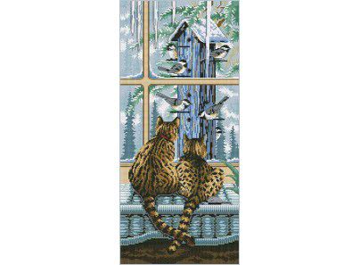 Набор для вышивания крестом Белоснежка "Двое" 4070-14