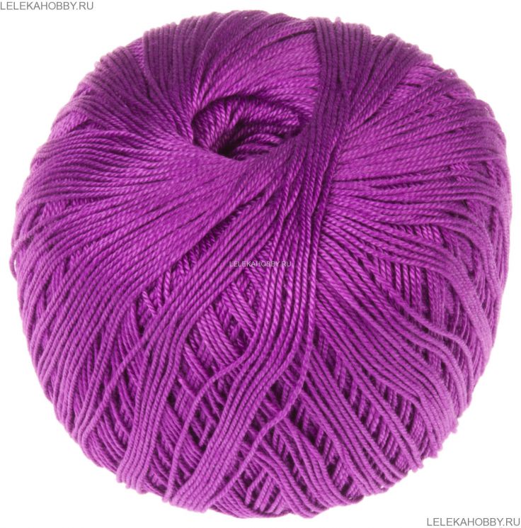 Пряжа ПЕХОРКА Ажурная // 002 // 179 // Фиалка