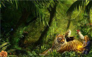 Алмазная вышивка Милато "Тигр" H-214