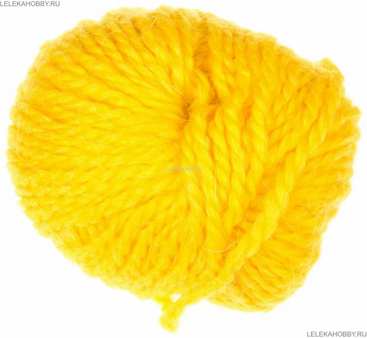 Пряжа ПЕХОРКА Северная // 056 // 75 // Желтая роза