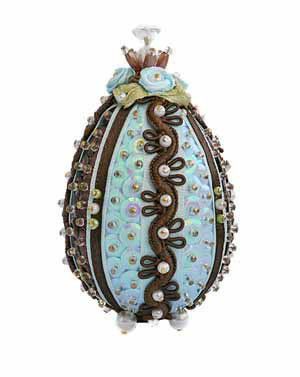 Набор для изготовления декоративного яйца ФИЛИГРИС "Глазурь-2", 9 см, FS-097