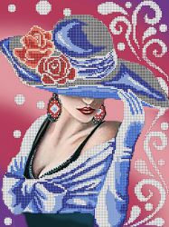 КБ-199 Схема для вышивания бисером ТМ Наследие "Мисс грация"