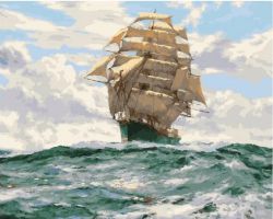 МСА339 Картина по номерам Paintboy "Белые паруса"