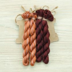 НМул-МГ74-1-3282 Набор ниток OwlForest для схемы «Вышивальная буквица» (DMC)