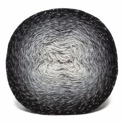 Пряжа Flowers Moonlight 3253 Черный/серый