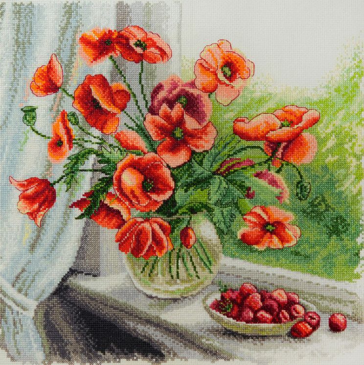 04.005.14 Набор для вышивания Марья Искусница "Летние краски" по рисунку О. Воробьевой