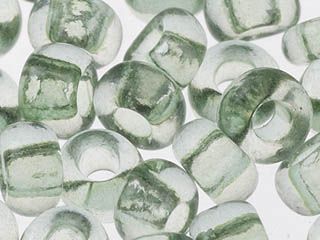 Бисер Preciosa 01163 прозрачный серо-зеленый 