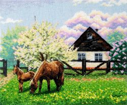 02.010.28 Набор для вышивания МАРЬЯ ИСКУСНИЦА "Первая весна"