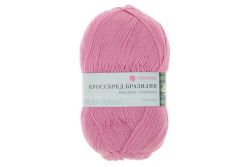 Пряжа ПЕХОРКА Кроссбред Бразилии // 020 // 582 // Светлая фуксия