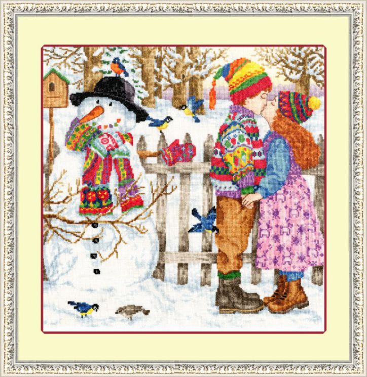 ЧМ-026 Набор для вышивания Золотое Руно "Первая любовь"