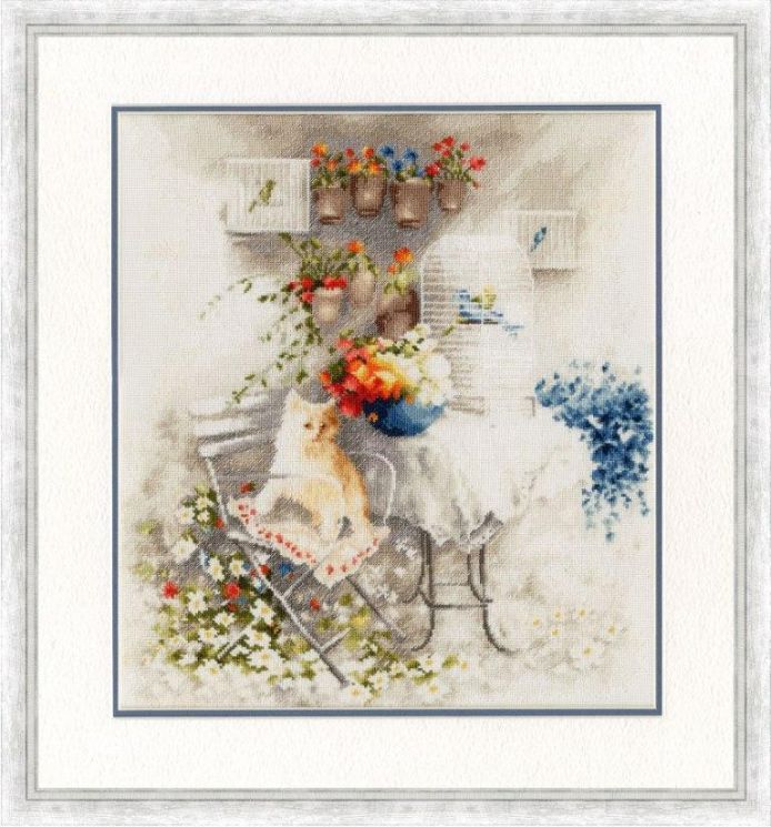 АК-006 Набор для вышивания Золотое Руно "Утренняя трель" по мотивам картины В. Хаерантс