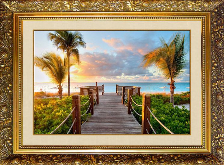 F-117 Алмазная мозаика МИЛАТО "Выход к морю"