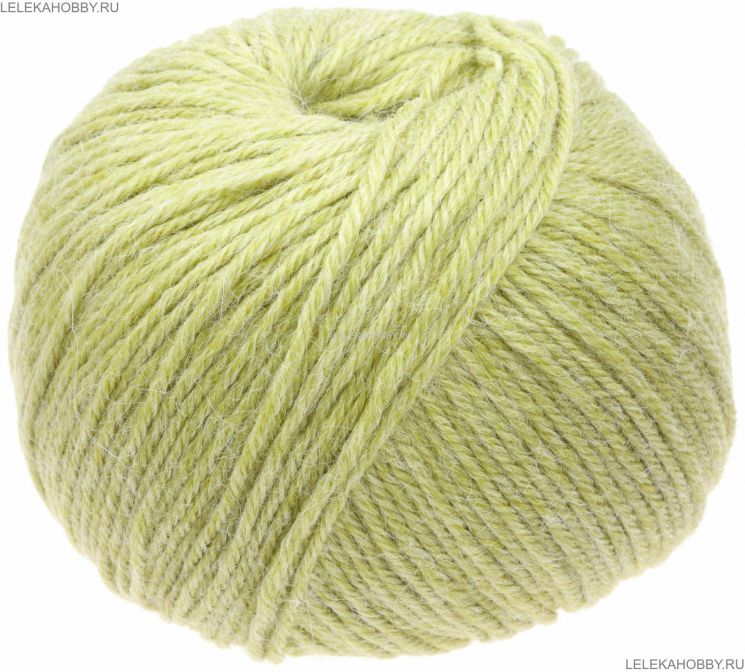 Пряжа ПЕХОРКА Перуанская альпака // 049 // 342 // Светлый  горох