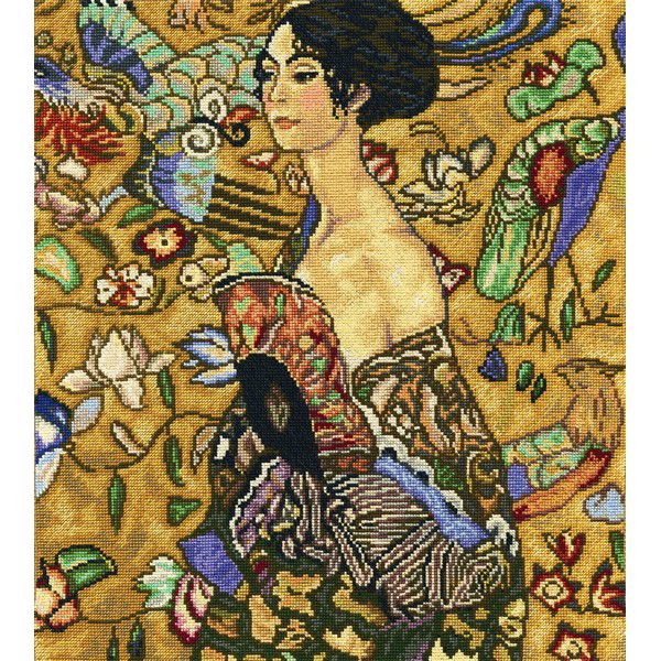 Набор для вышивания РТО "Женщина с веером" M443