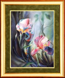 N0004 "Ожившая радуга" (Рисуем иглой)