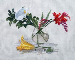 04.005.21 Набор для вышивания МАРЬЯ ИСКУСНИЦА "Лилии и калла"