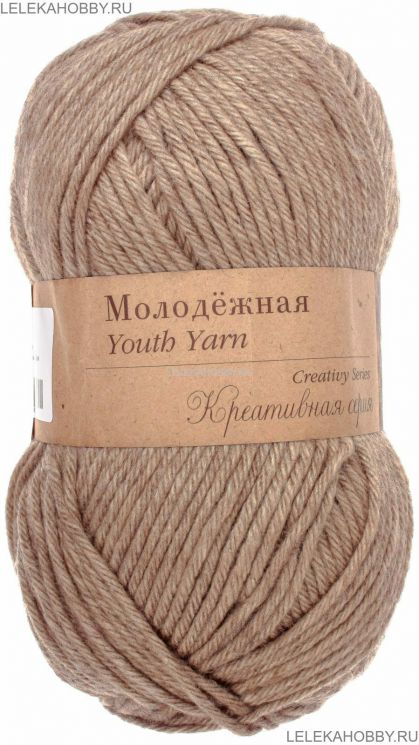 Пряжа ПЕХОРКА Молодёжная // 092 // 756 // Бархатный беж