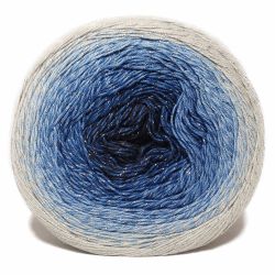 Пряжа Flowers Moonlight 3271 Светло-серый/голубой/синий