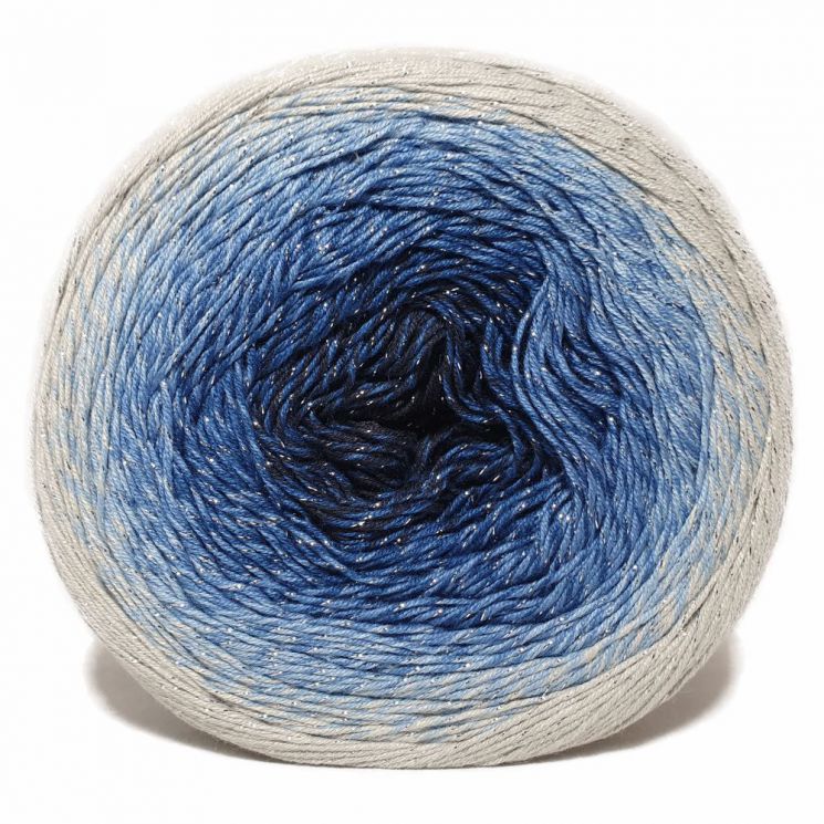 Пряжа Flowers Moonlight 3271 Светло-серый/голубой/синий