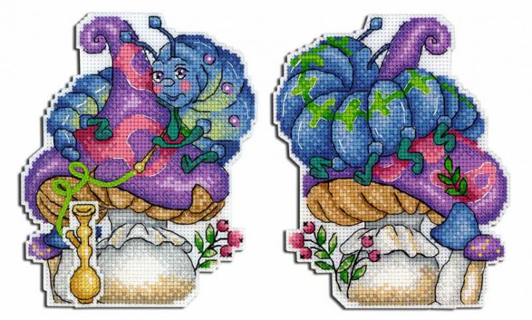 Р-400 набор для вышивания МП-Студия "Жар-птица" Мудрая гусеница